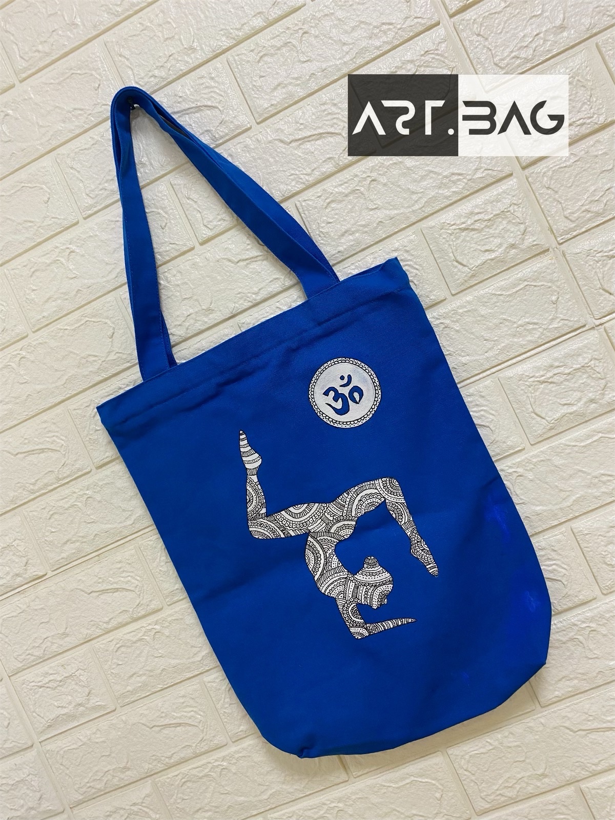 Túi handmade - Yoga họa tiết hoa