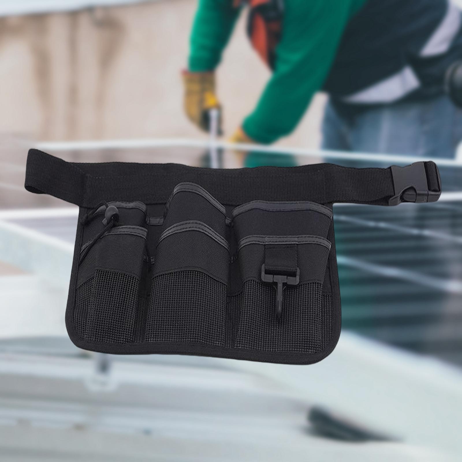 Gardening Tool Waist Bag Belt Tool Apron Organizer with Multi Pockets for Woodworking