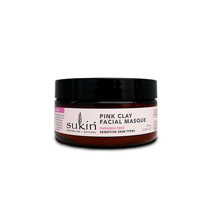 Mặt Nạ Đất Sét Hồng Cho Da Nhạy Cảm Sukin Sensitive Pink Clay Facial Masque 100ml