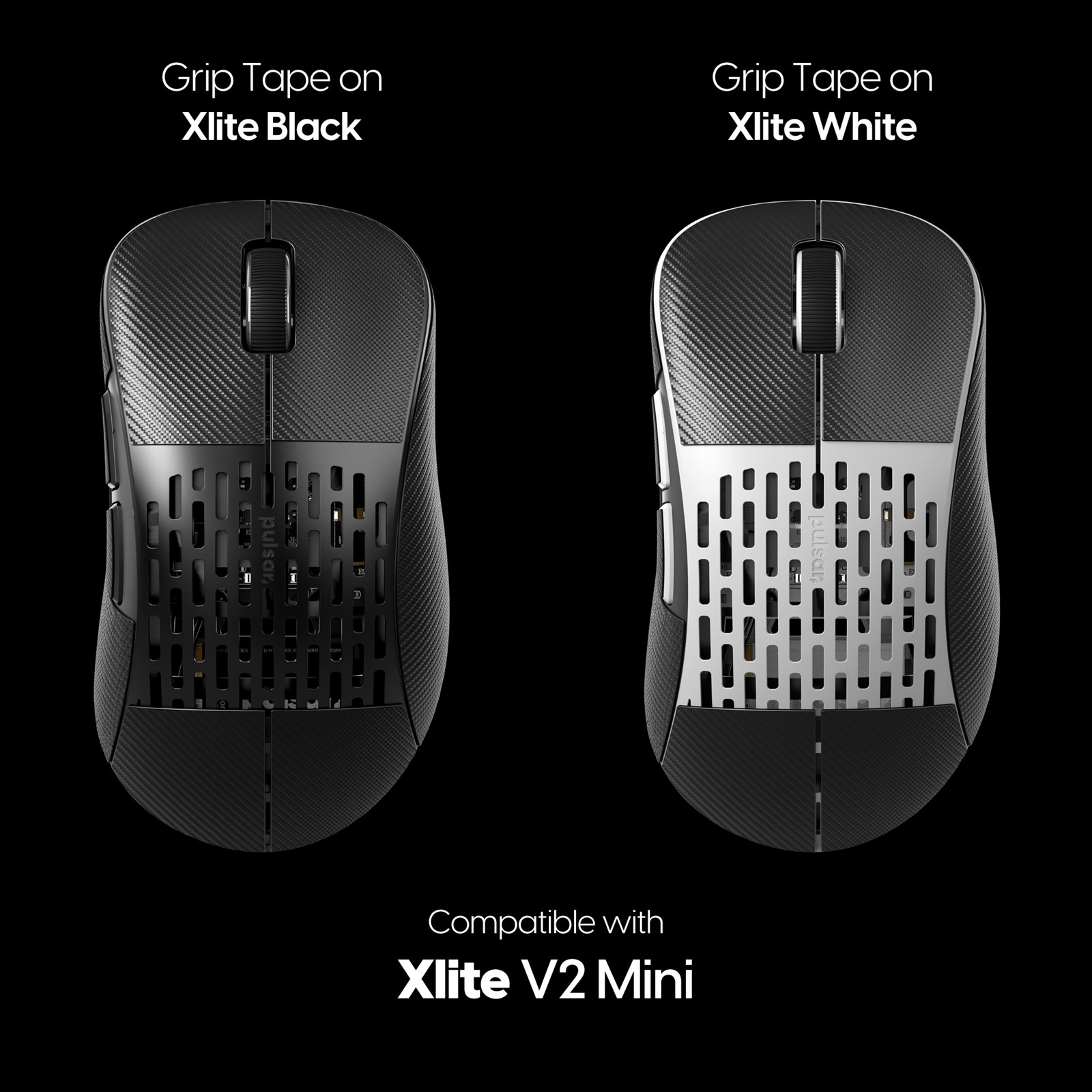 Grip tape cho Pulsar Xlite Wireless V2 Mini - Loại mỏng - Hàng chính hãng