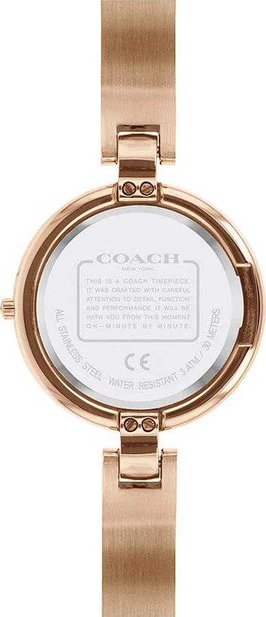 Đồng Hồ Coach 14503317 Nữ Đính Swarovski Dây PVD Vàng Hồng 26mm