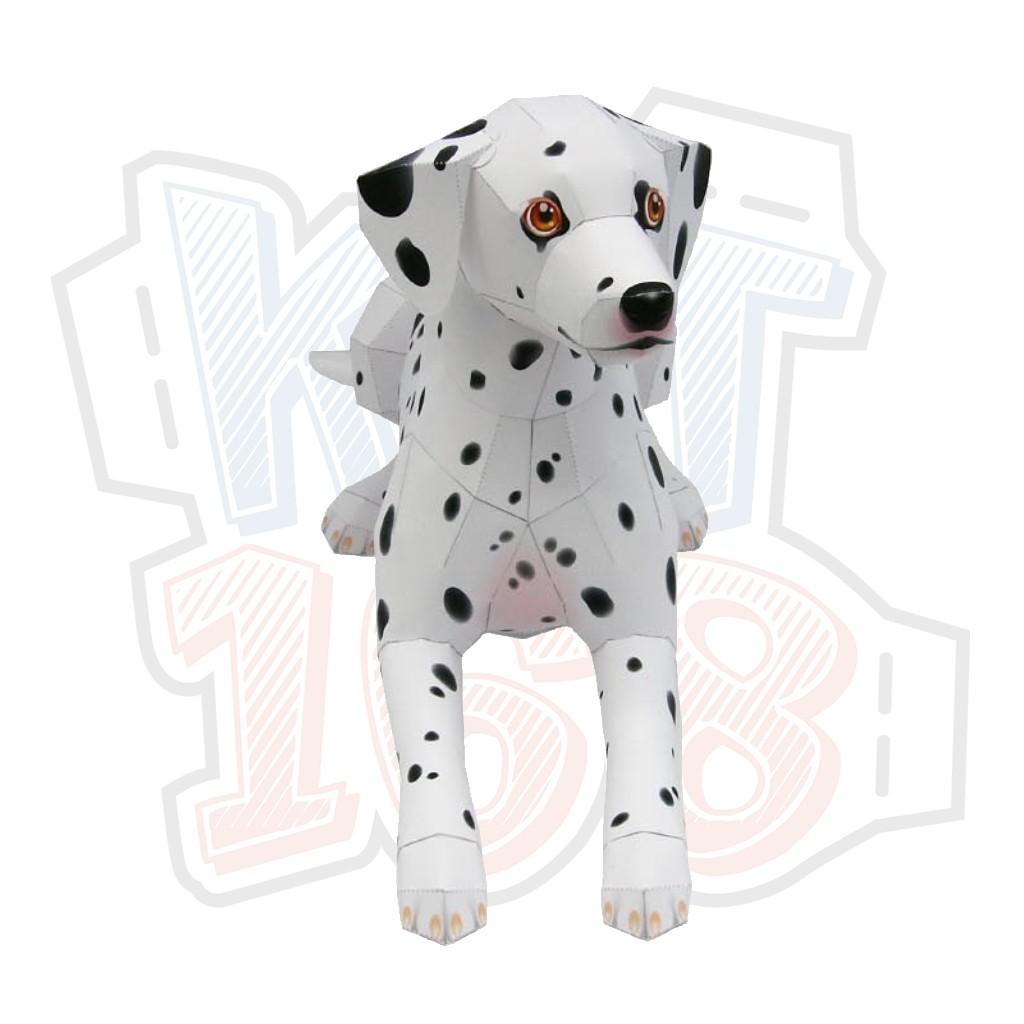 Mô hình giấy động vật Chó Đốm Dalmatian
