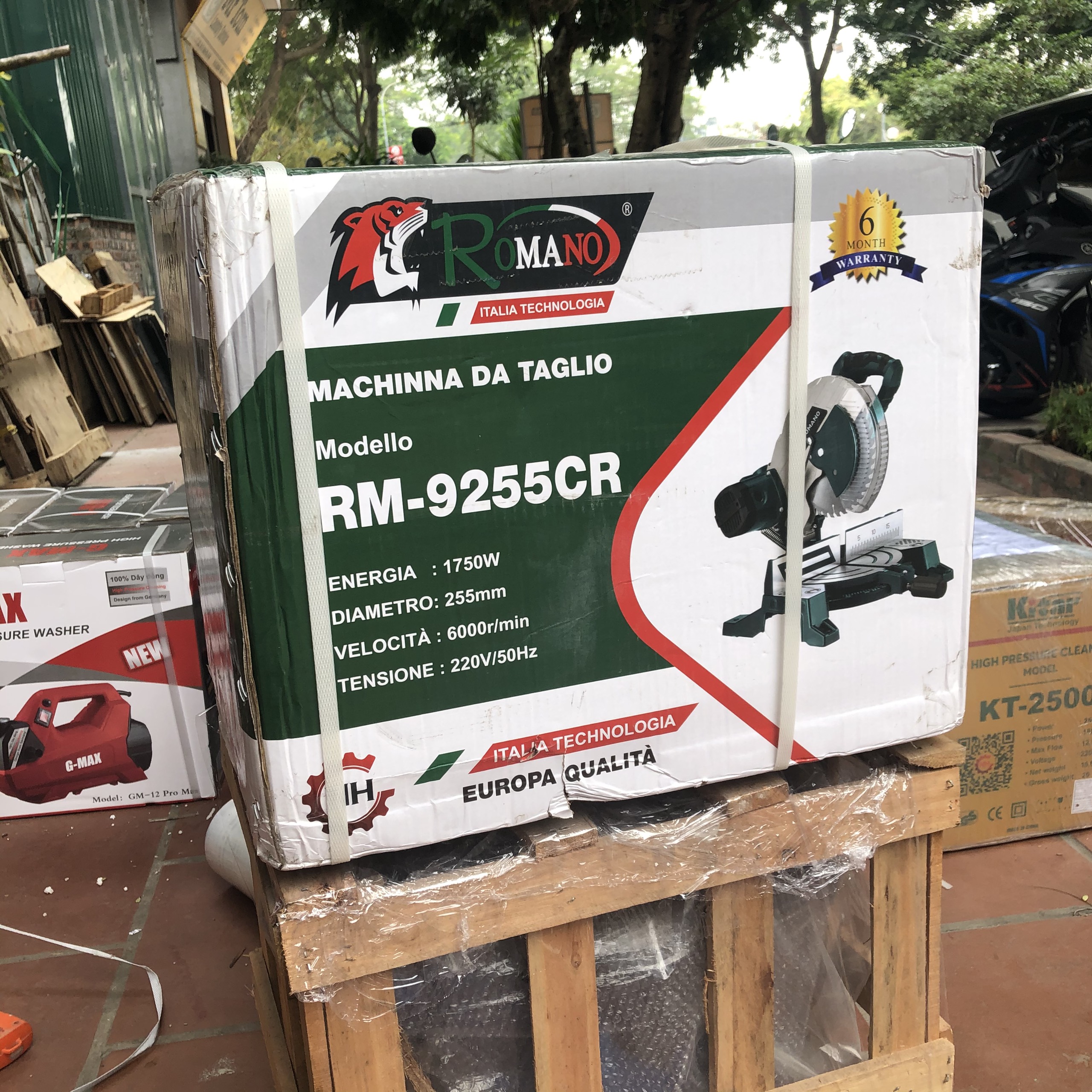 MÁY CẮT NHÔM ROMANO RM-9255CR 1750W- HÀNG CHÍNH HÃNG