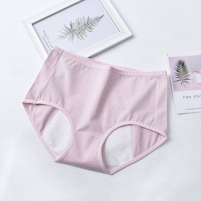 Quần Lót Chống Tràn Nguyệt San Trơn Cotton Thoáng Khí Cạp Vừa P471