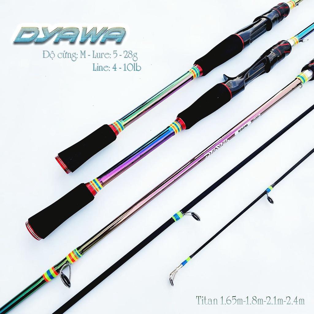 Cần câu lure máy ngang và máy đứng Dyawa titan độ dài đa dạng CM27