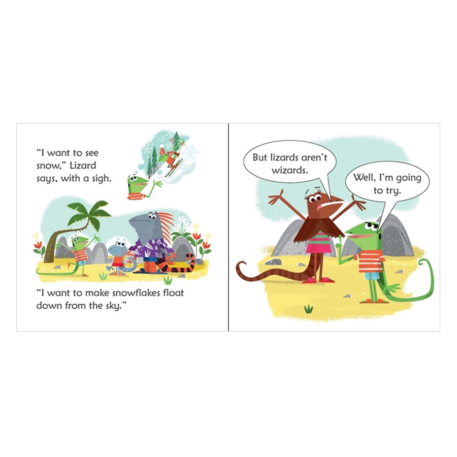 Usborne Phonics Readers: Lizard In A Blizzard