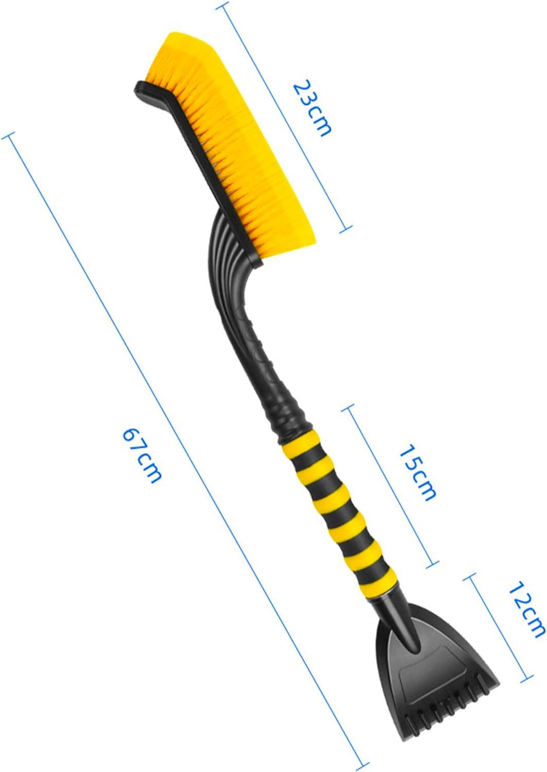 Xe hơi bằng đá với chổi - Xe hơi tiện dụng và cào 2 trong 1 cho xe hơi, cửa sổ xe