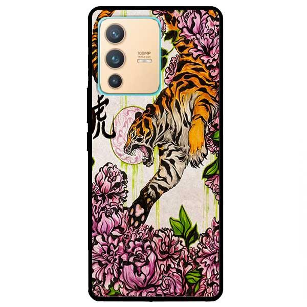 Ốp lưng dành cho Vivo S12 / V23 5G - Hổ Hoa Tím