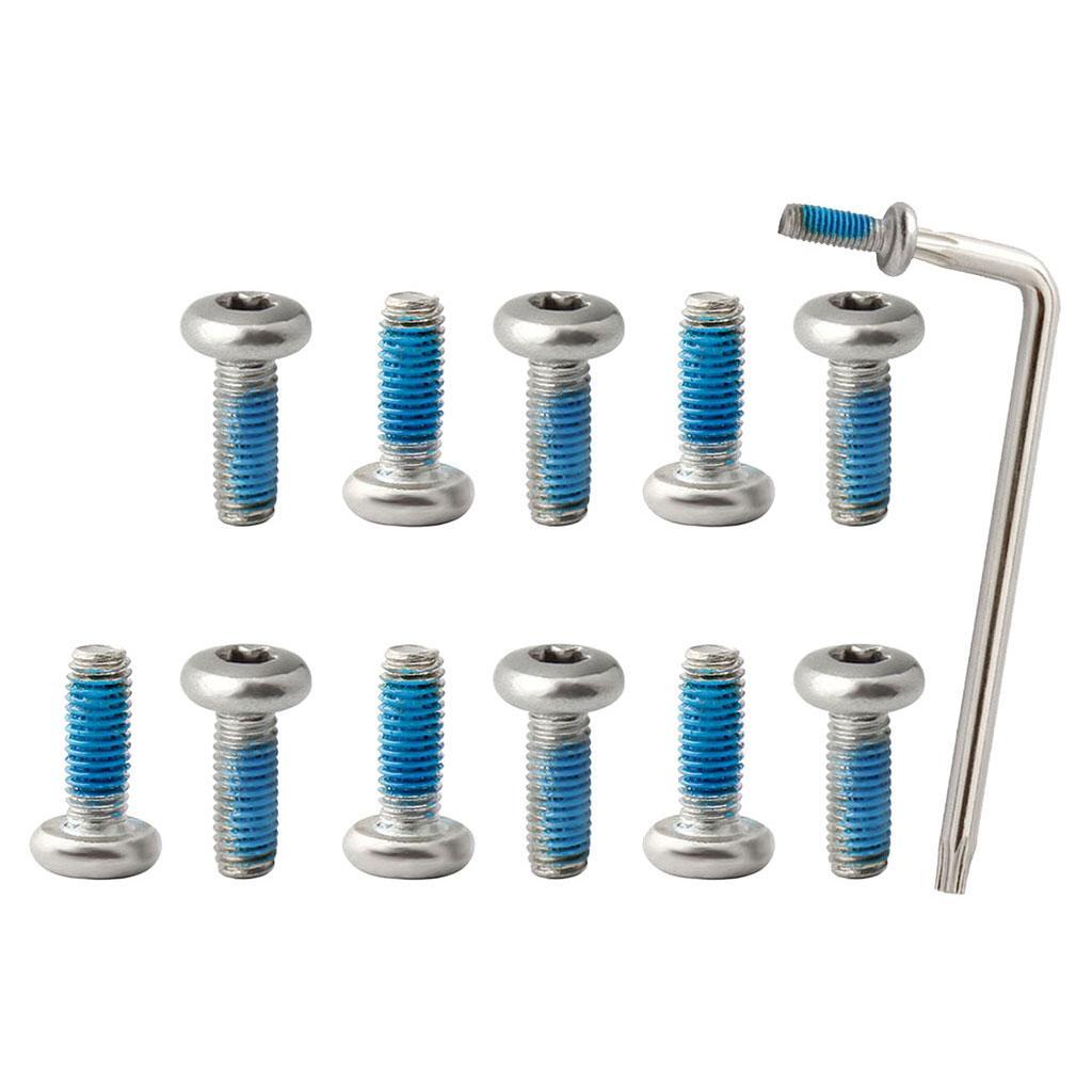 Pack of 12pcs Bolts M5x10 Screws for  Bike Disc Brake Cycle Rotor Bike  Bracket Mount Keys