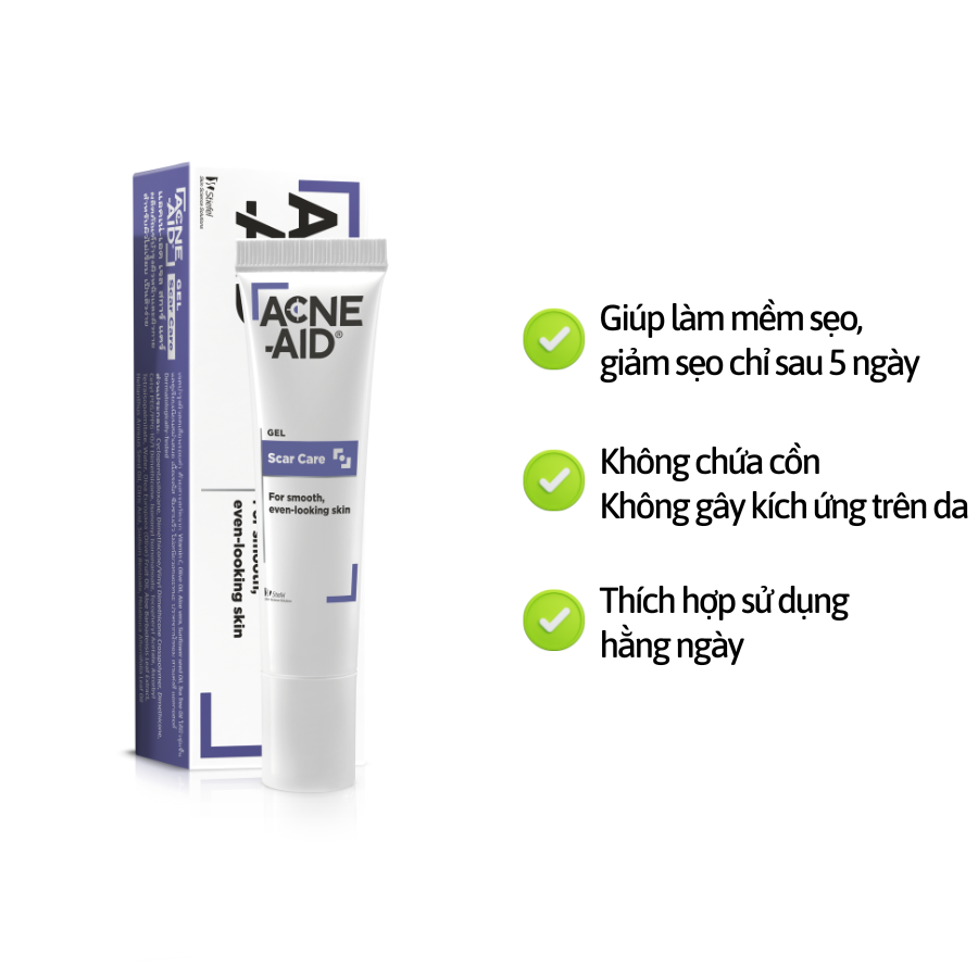 Gel cải thiện sẹo mụn Acne-Aid Gel Scar Care 10g