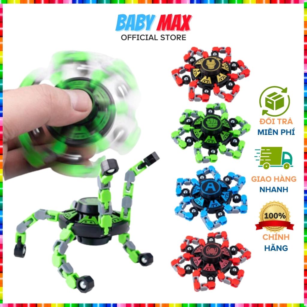 Con quay spinner phát sáng đồ chơi trẻ em BABY MAX