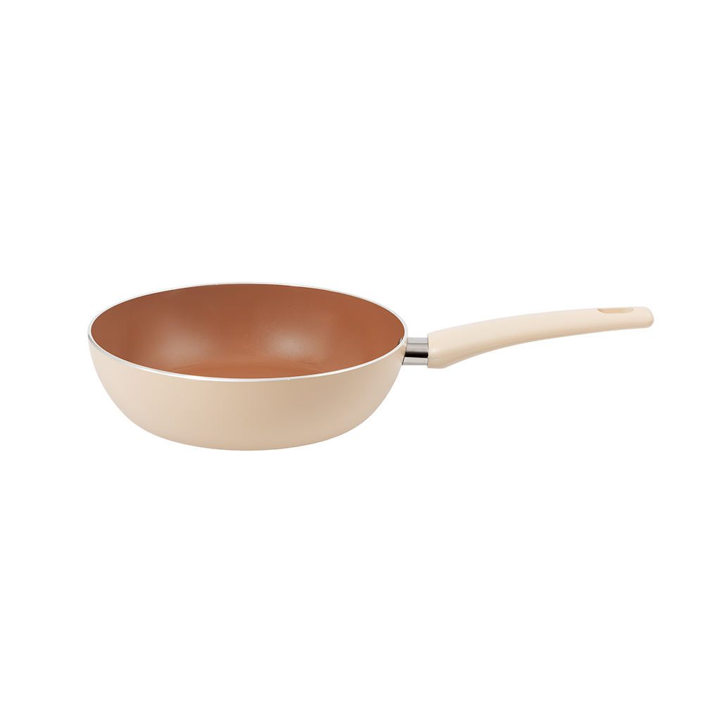 Chảo Chống Dính Ceramic Elmich Mocha EL5991MC Size 20,24,26cm, Hàng Chính Hãng, Bắt Từ Nhanh-JoyMall