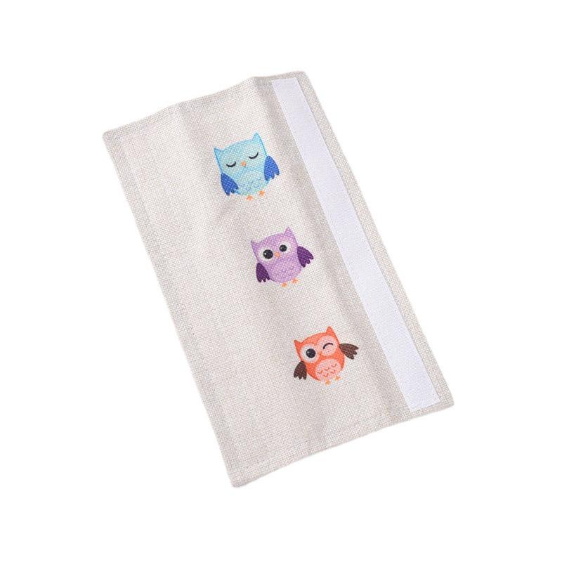 Vỏ Bọc Dây Đai An Toàn Xe Hơi Bằng Cotton Lanh In Họa Tiết Hoạt Hình Dễ Thương