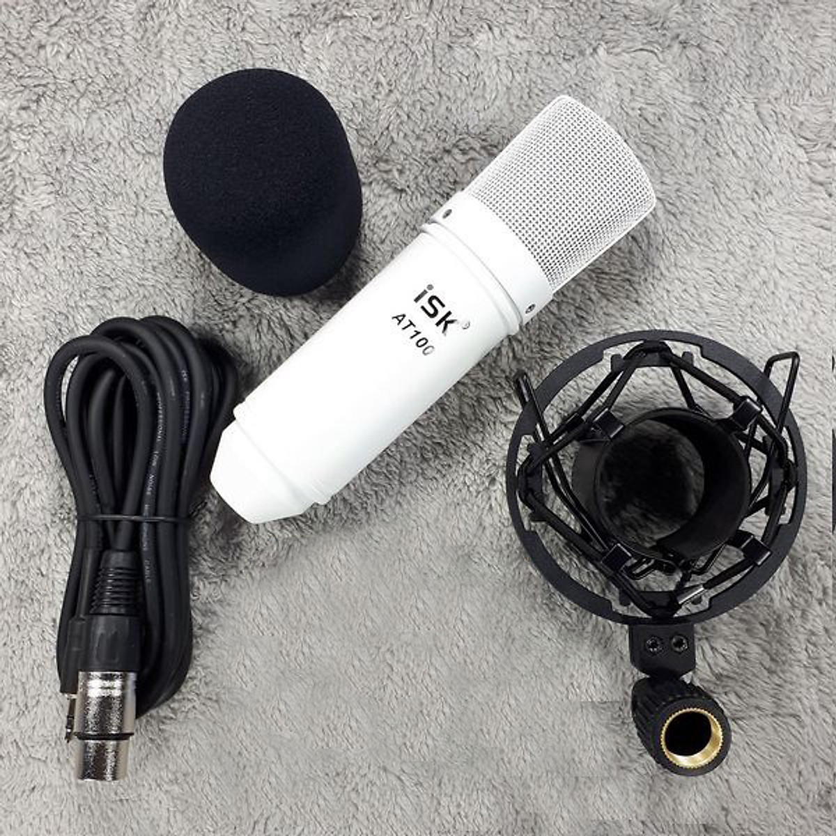 Mic thu âm AT100 chuyên live stream, karaoke online trải nghiệm thu âm chuyên nghiệp