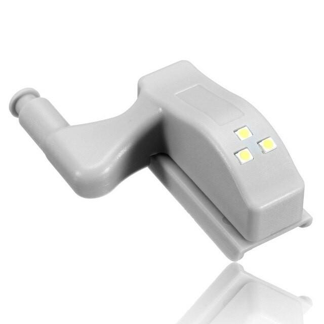 Đèn 3 Led Gắn Bản Lề Tủ Quần Áo, Ngăn Kéo Kèm Pin