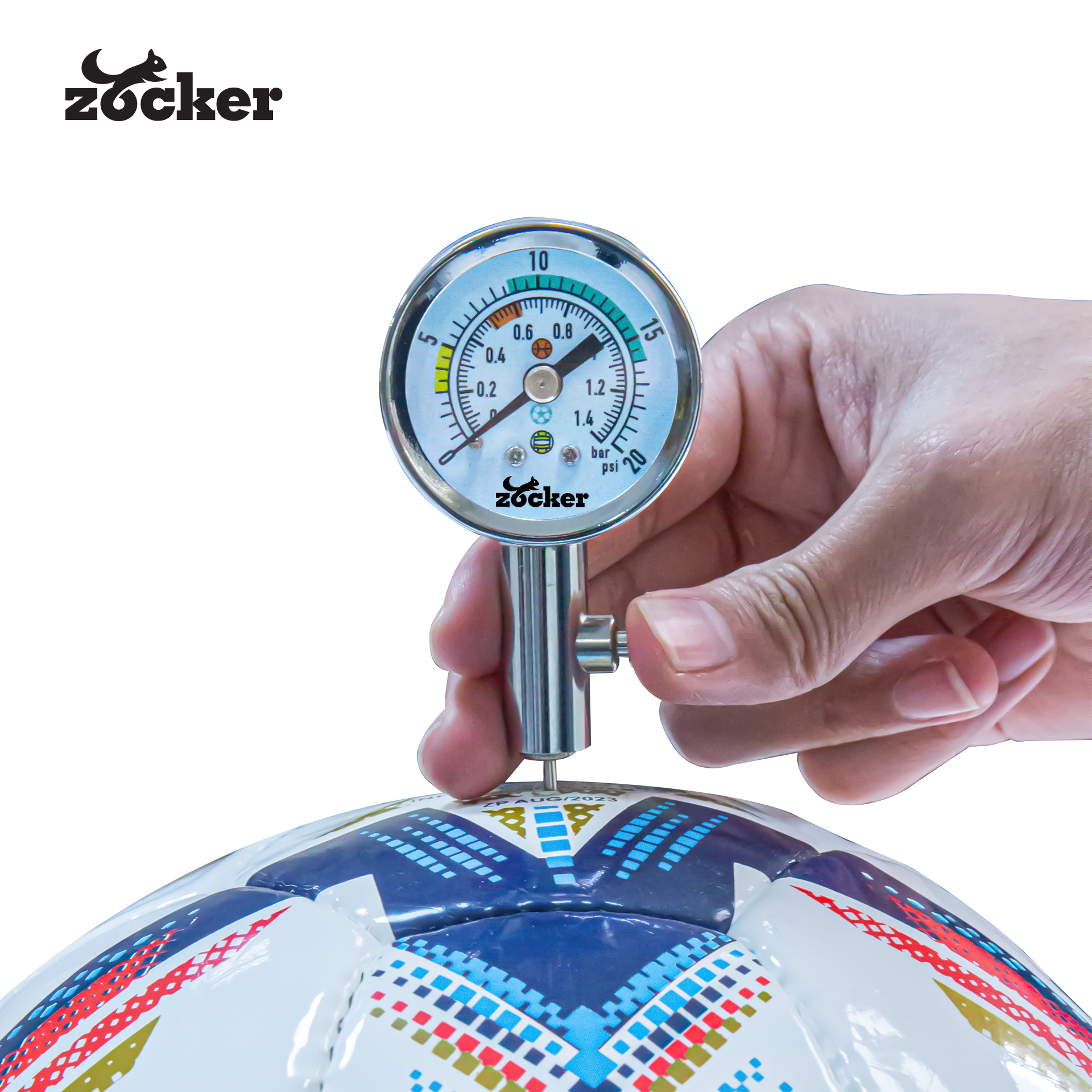 Đồng Hồ Đo Áp Suất Bóng - Chính Hãng Zocker
