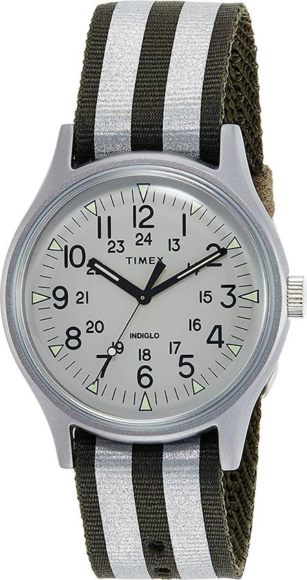 Đồng hồ Nam Timex MK1 Aluminum Reflective Fabric Watch - TW2R80900 (40mm)