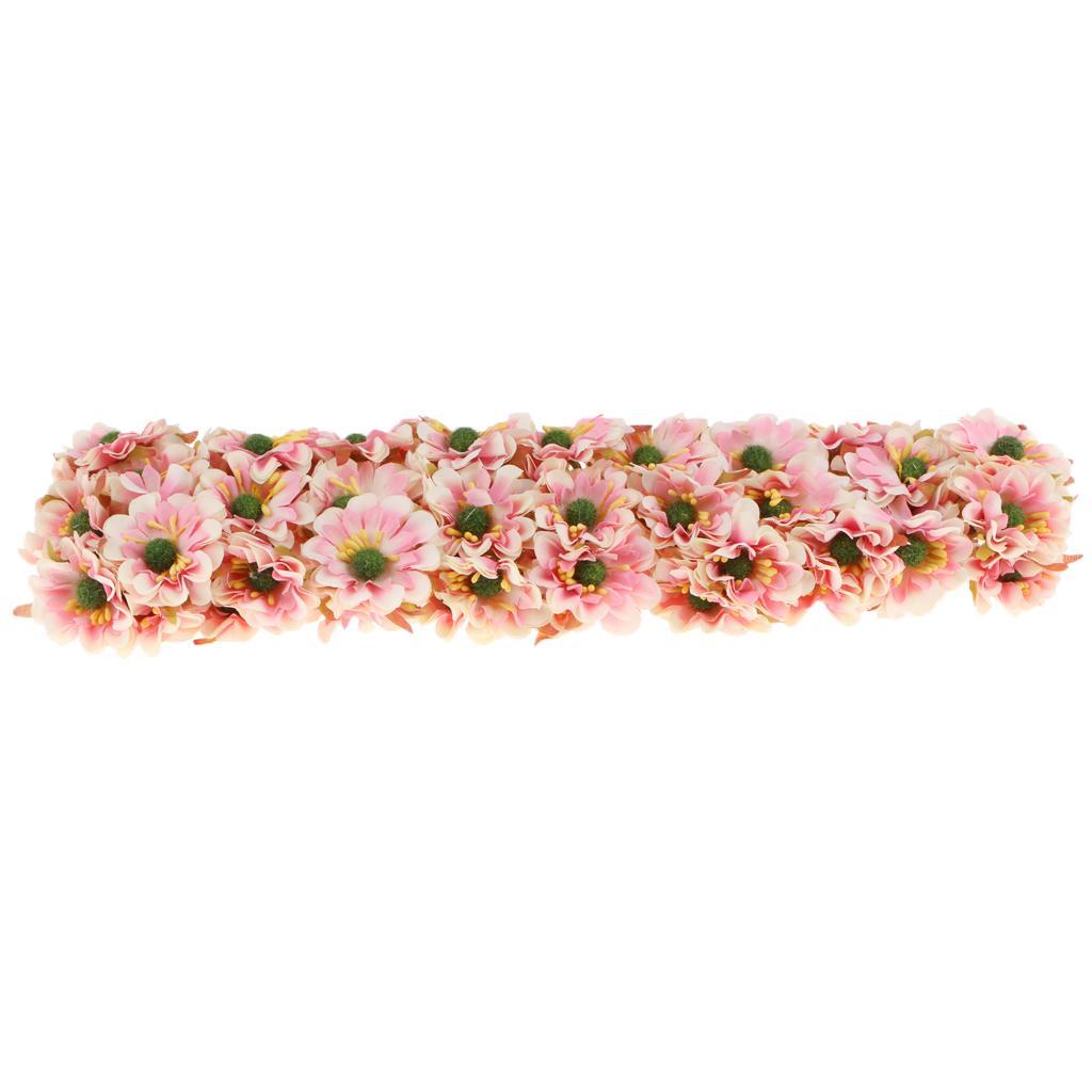 2X Artificial 60-Head Cherry Blossoms Silk Flower Bouquet Home Decor Pink