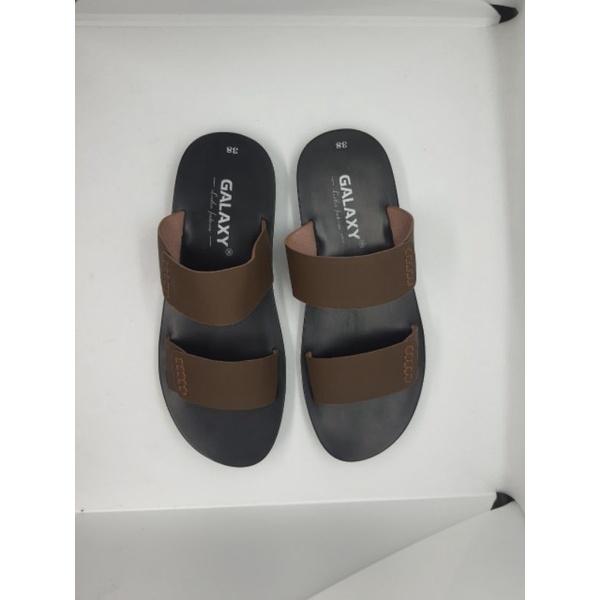 Dép lê da nam quai ngang H38R Galaxy Trường An (size 38-42