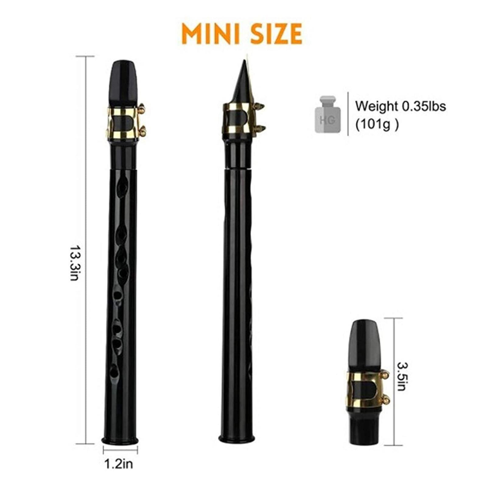 Mini Pocket Saxophone with Carrying Bag for Professional Beginner Birthday Gifts
