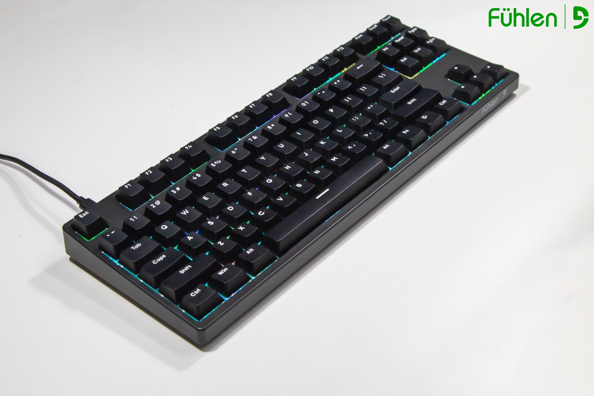 Bàn phím cơ gaming Fuhlen CK87S red switch, hot swap, led RGB, chỉnh app- Hàng chính hãng