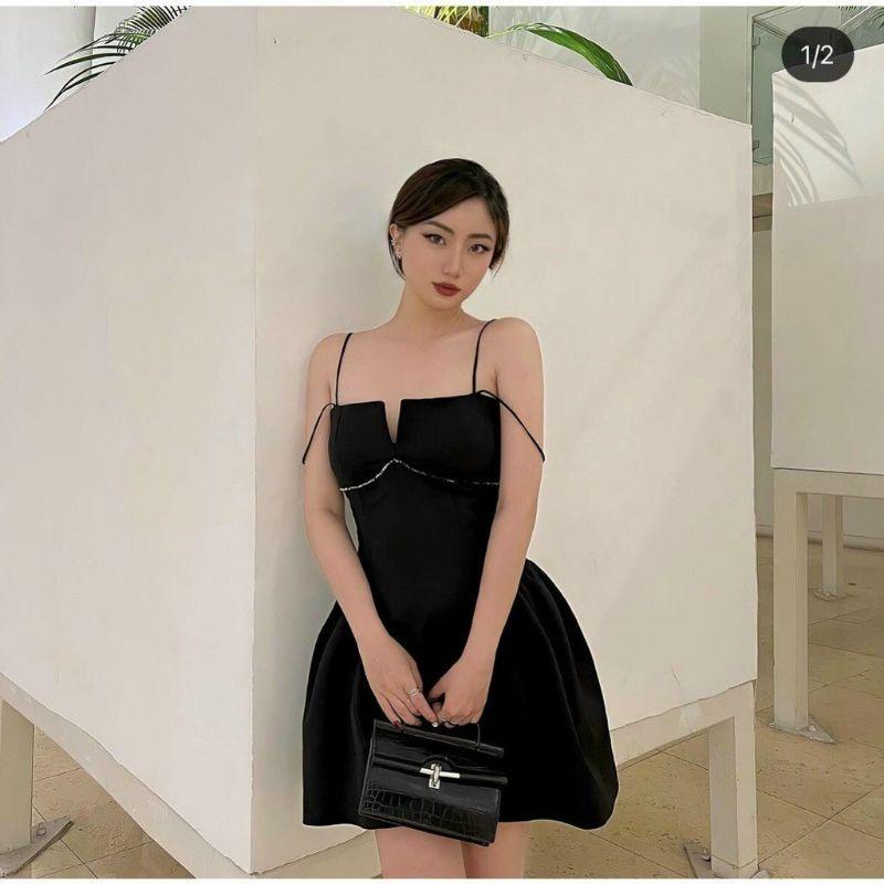 ĐẦM 2 DÂY KẾT CƯỜM RỚT VAI 2 BÊN