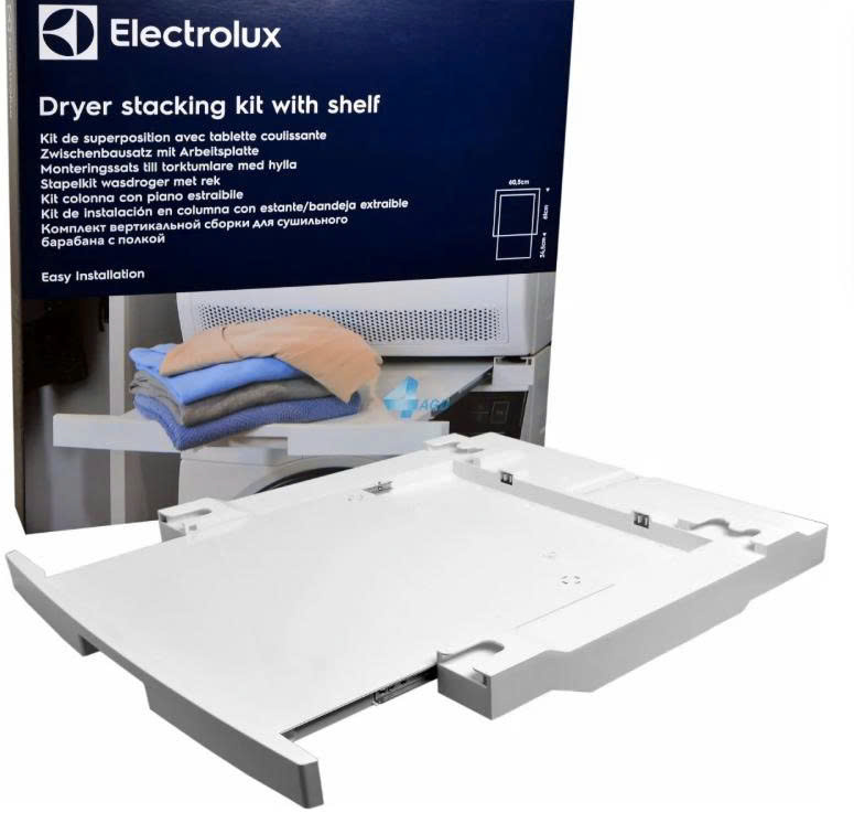 GIÁ ĐỠ GHÉP NỐI MÁY GIẶT VÀ MÁY SẤY ELECTROLUX CÓ KHAY KÉO – HÀNG CHÍNH HÃNG