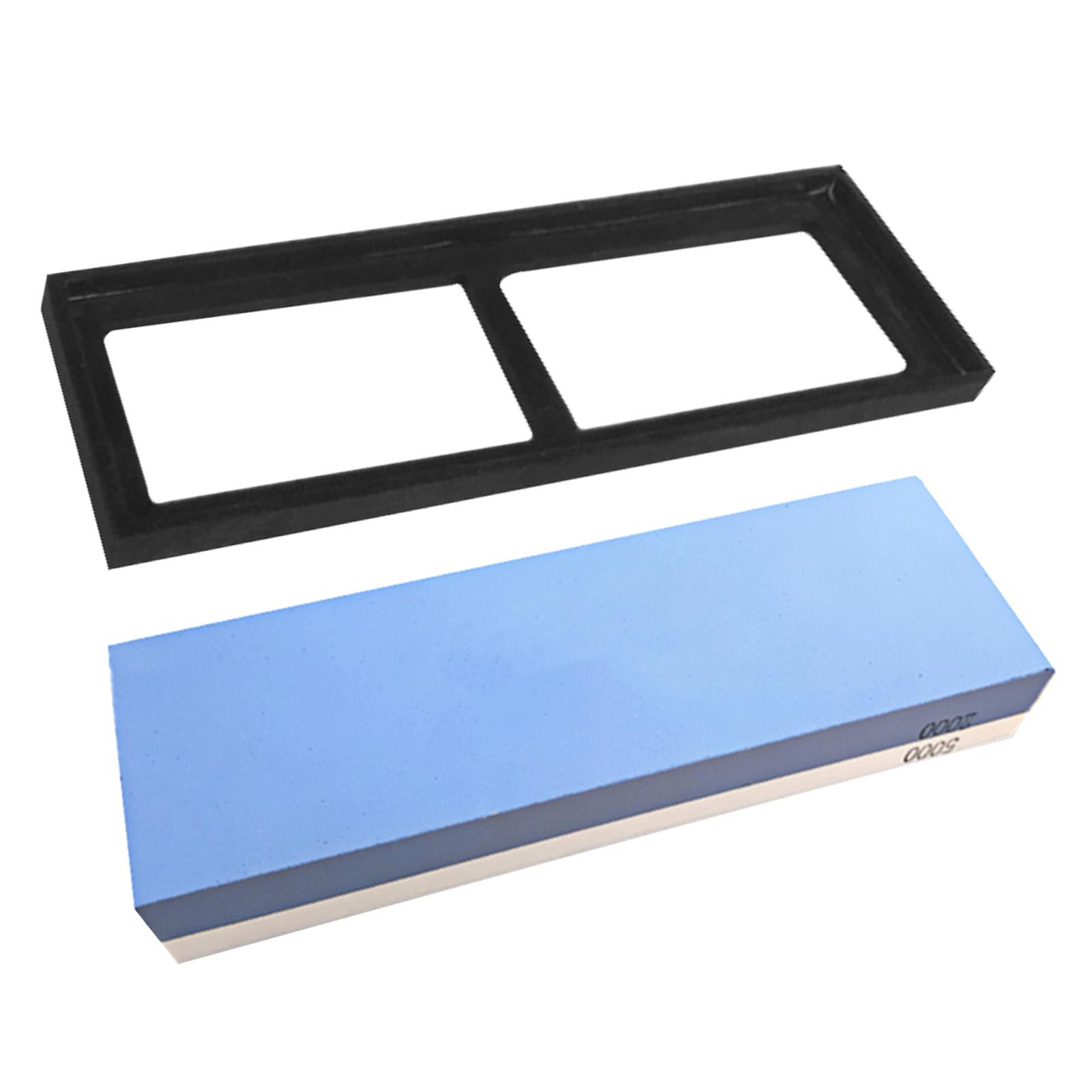 Bộ đá mài dao 2 mặt 2000/5000 có đế bằng cao su chống trượt