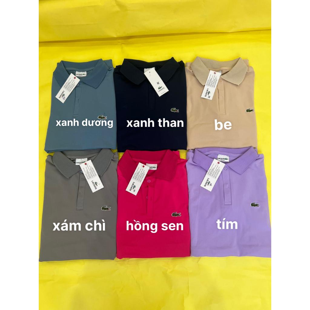 Váy polo nữ suông lacos dáng dài đầm polo dài xanh cá sấu