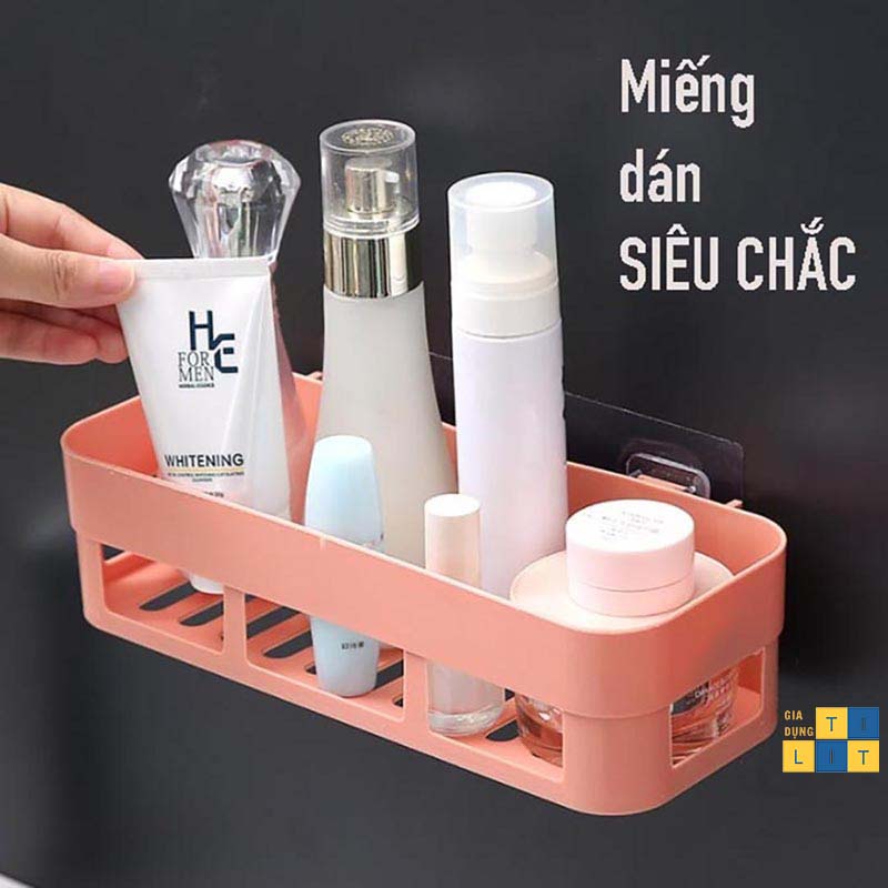 Kệ Nhựa Đựng Đồ Nhà Tắm,Nhà Bếp Hút Chân Không Siêu Chắc Mã KHC1622
