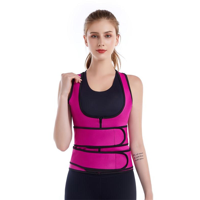 Women's postpartum corset waist adjustable velcro zipper corset tummy waist corset