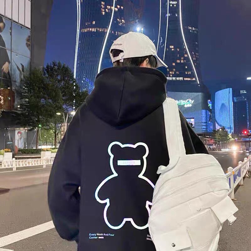 ÁO HOODIE NAM NỮ FORM RỘNG IN HÌNH GẤU CỰC KUTE SIÊU PHẨM HÓT NHẤT NĂM