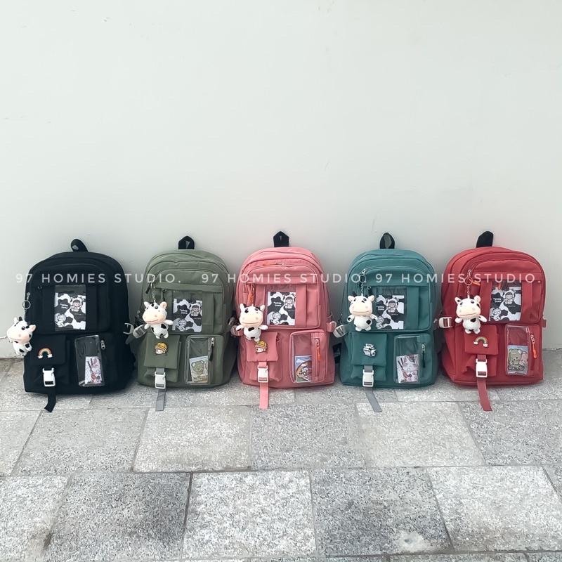 Balo Ulzzang sinh viên - Balô nhiều màu xinh xắn