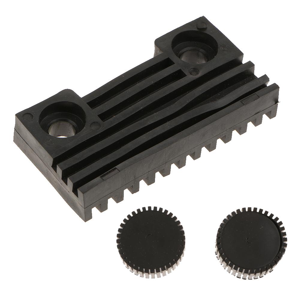 1 Set New Black Fuel Gas Tank Rubber Cushion Pad Set for Suzuki GN125 GS125