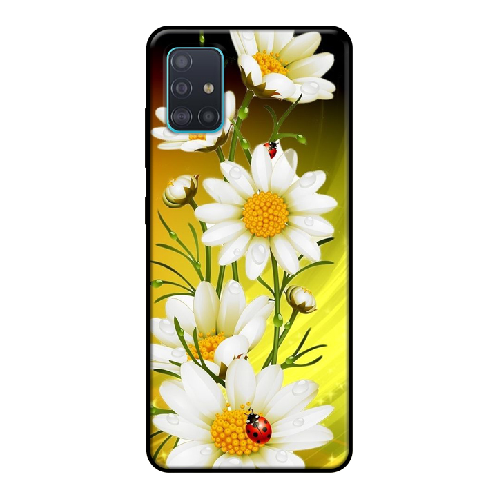 Ốp lưng điện thoại Samsung Galaxy A51 viền dẻo TPU BST HOA Mẫu 10