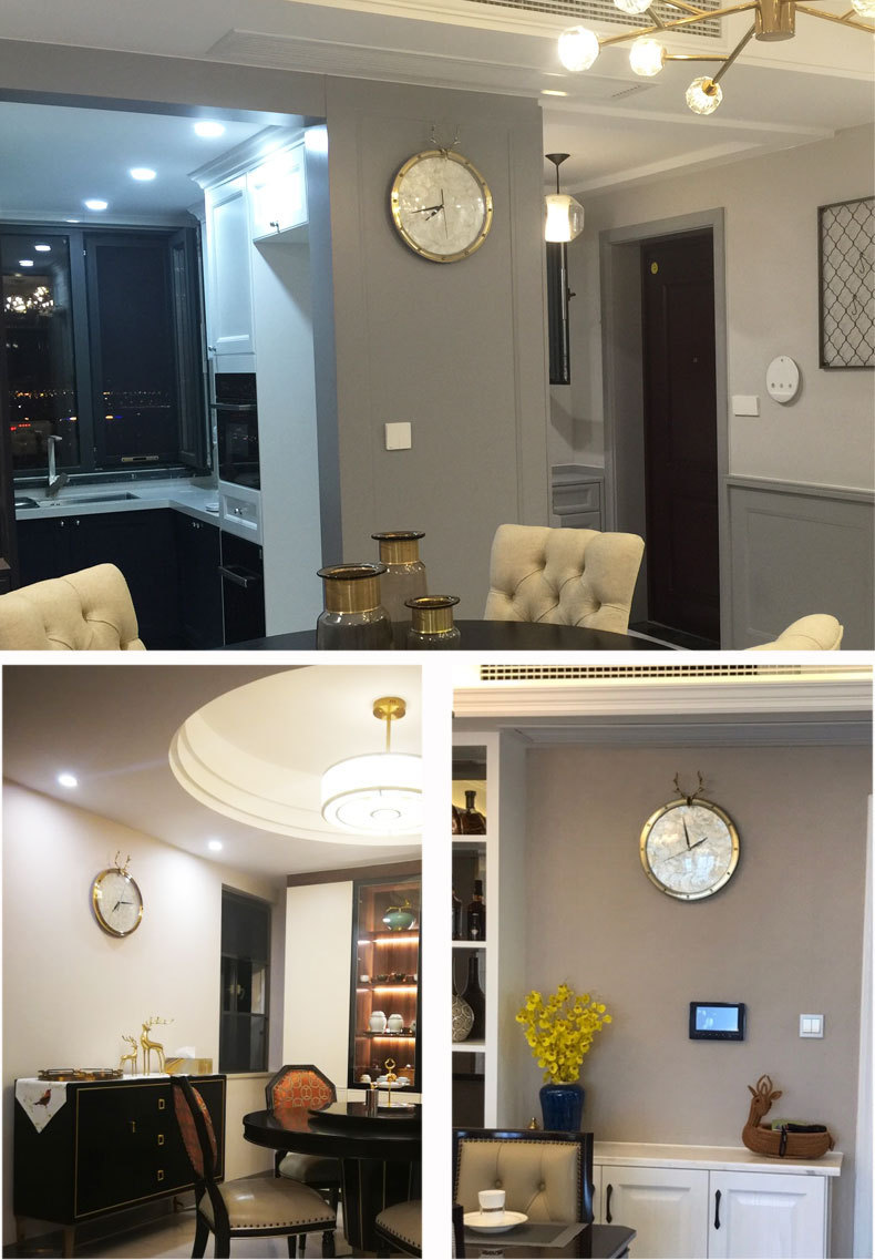Đồng Hồ Đầu Hươu Khảm Trai