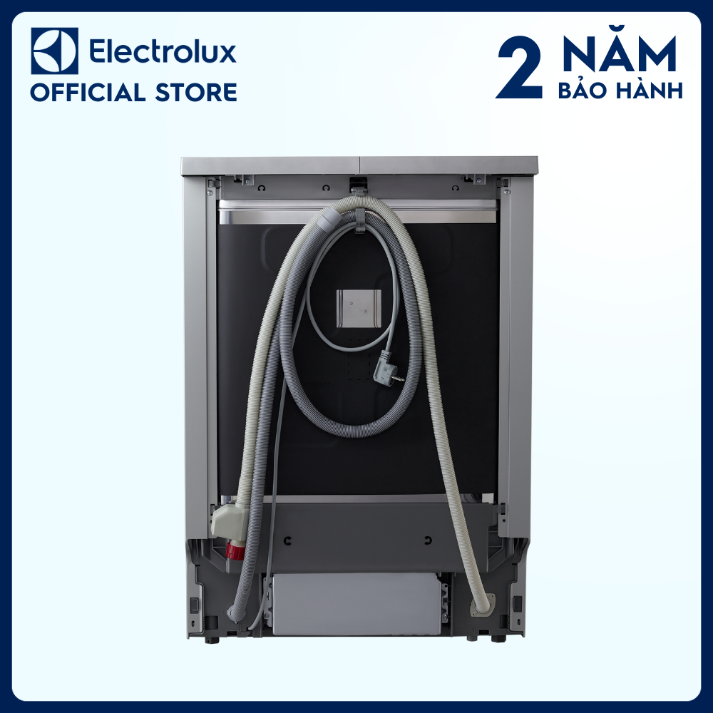 [Free Giao lắp] Máy rửa bát đứng độc lập Electrolux ESF5512LOX 60cm cho 13 bộ chén dĩa, Nhiều chương trình chuyên dụng, chế độ hẹn giờ,  loại bỏ 99,99% vi khuẩn và vi rút [ Hàng chính hãng]