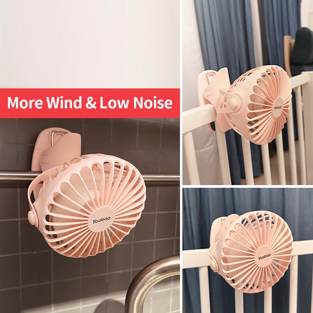 Quạt sạc usb mini Yoobao Y-F04 để bàn 6400mAh