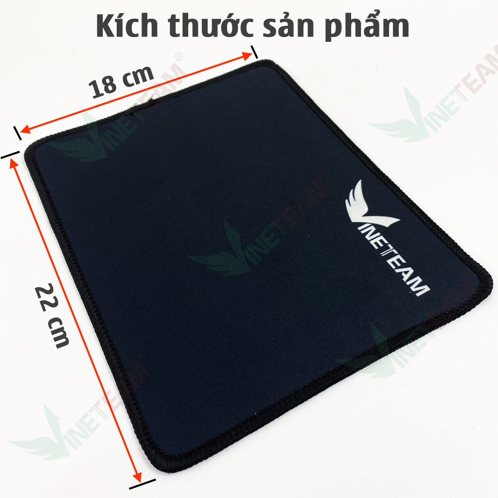 Miếng Lót Chuột - Bàn di chuột Pad Chuột Chữ Nhật 21,5 x 17,5 cm - Hàng chính hãng