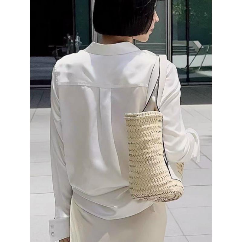 ÁO SƠ MI LỤA HOA HỒNG ĐỎ