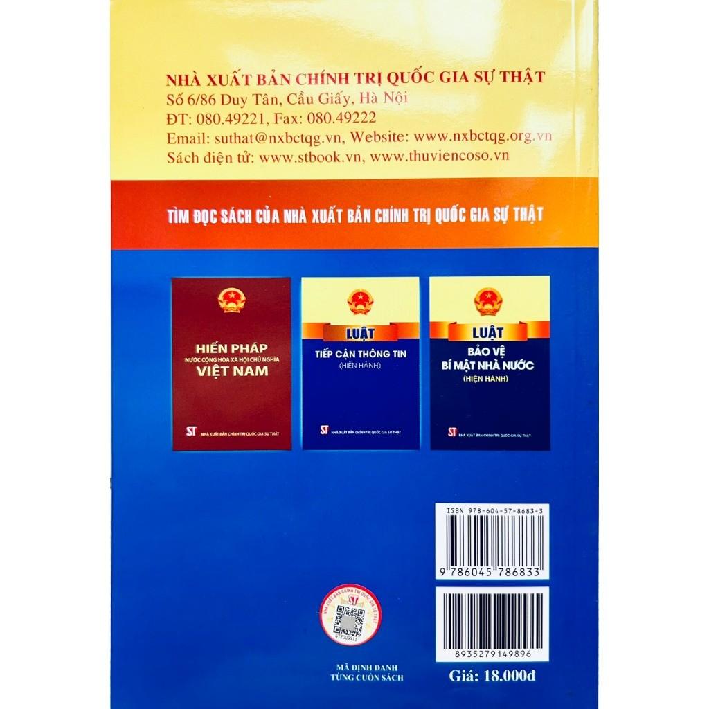Sách - Luật An Ninh Mạng (Hiện Hành) - NXB Chính Trị Quốc Gia