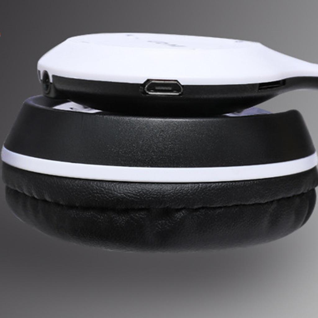Stereo Bluetooth Headphone Headphone Over Ear Headset for Tablet White