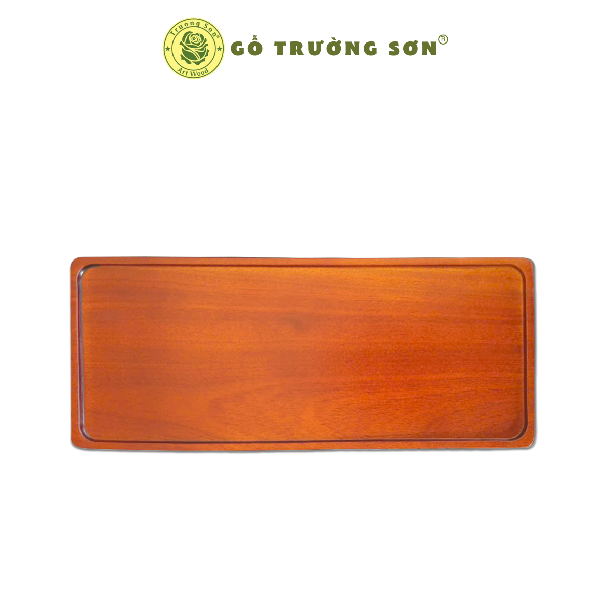 Khay Gỗ Chữ Nhật Đa Năng Xà Cừ 30 cm - Dùng Đựng Đồ Ăn, Trà, Bánh Ngọt, Đồ Dùng, Decor Trang Trí - Đồ Gia Dụng Gỗ Trường Sơn
