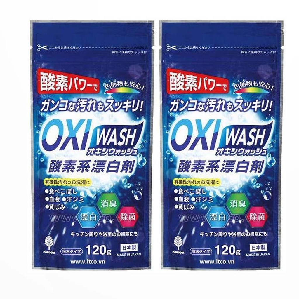 Bột Tẩy Trắng Oxi Wash 120g-680g, Hàng Nội Địa Nhật Bản