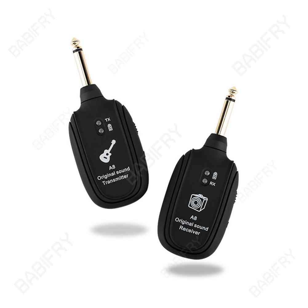 Thiết Bị NhậN TruyềN Âm Thanh Không Dây A8 UHF Cho ĐàN Guitar ĐiệN