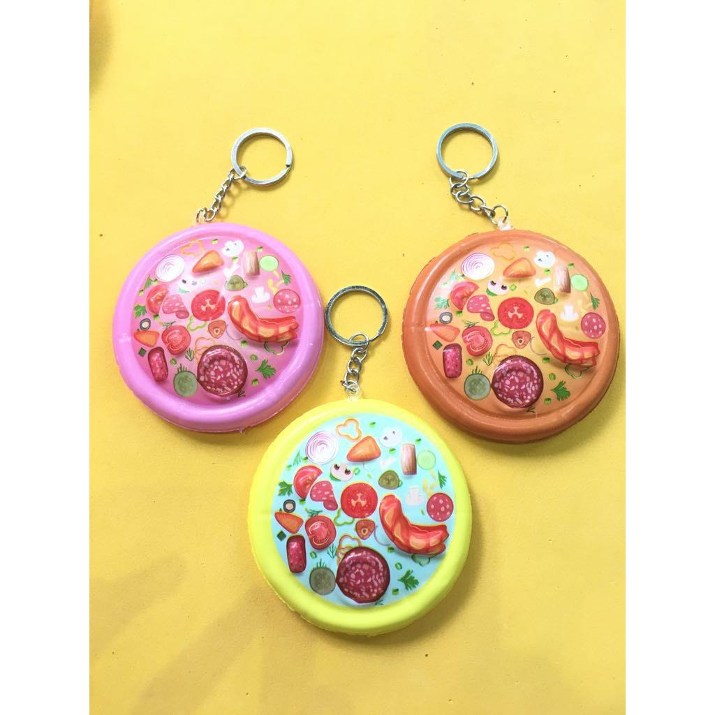 SquiShy Bánh PiZa Có Móc Khóa TO BỰ