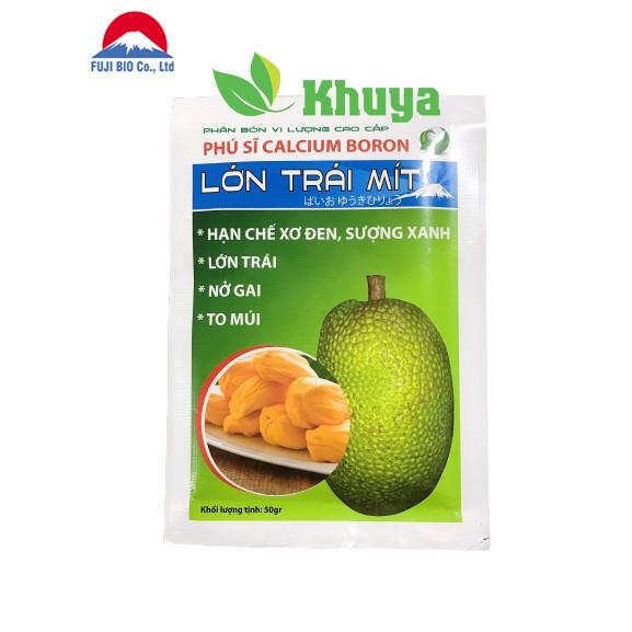 Phân bón vi lượng Lớn Trái Mít 50gr Lớn trái - Hạn chế xơ đen - Sượng xanh