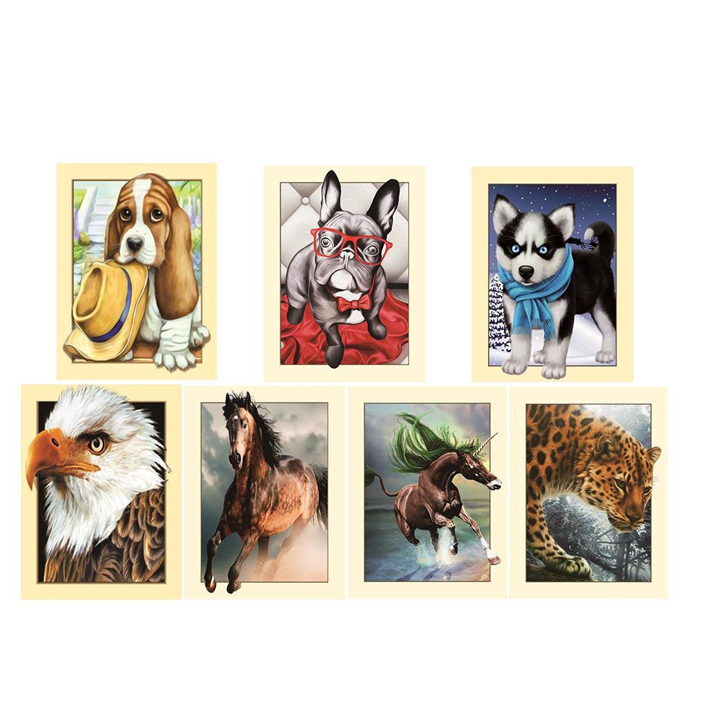 DIY Animal 5D Diamond Painting Embroidery Cross Stitch Art Kit