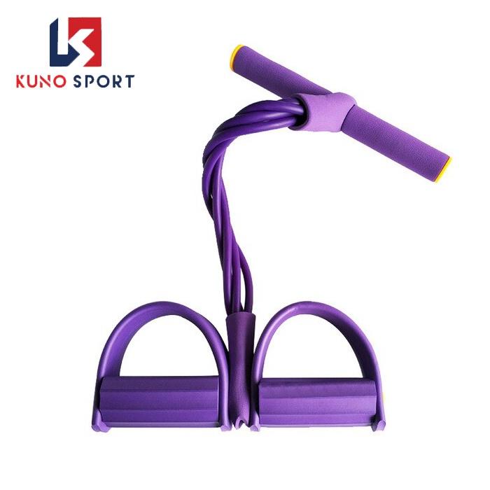 Dây kéo cao su KUNOSPORT 4 ống tập Gym Yoga hiệu quả tại nhà - D07