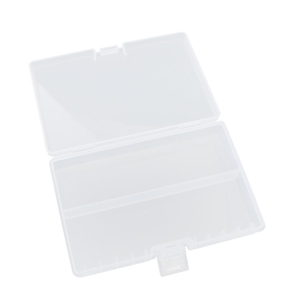 48 AA Battery Storage Box Battery Storage Case Plastic Battery Holder Clear